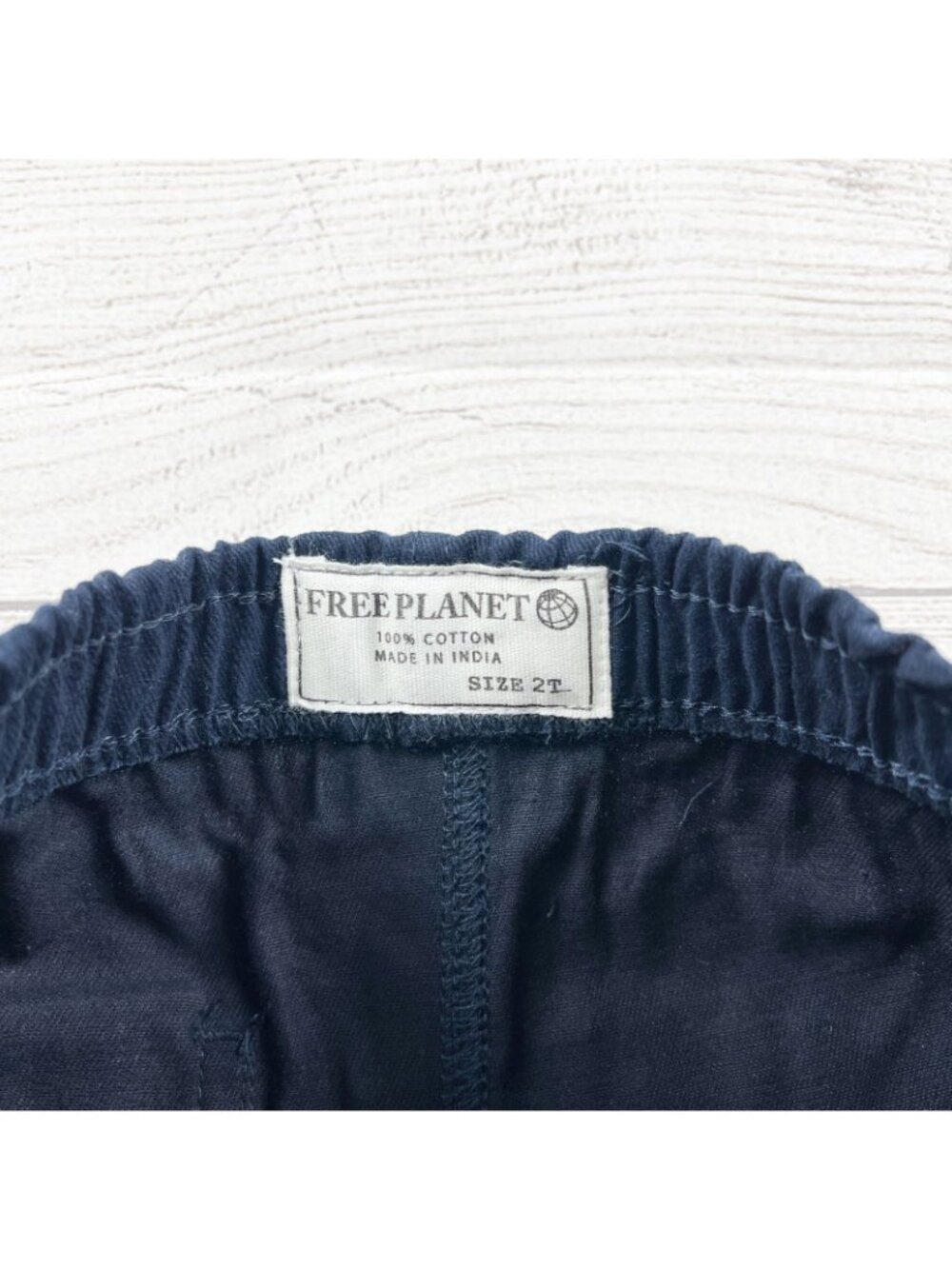 Free Planet Outfit Set 2-Piece Striped Button Up Shirt Shorts NWT 2T - Picture 6 of 7
